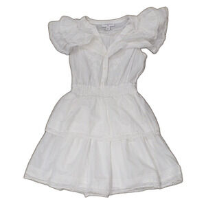 LoveshackFancy Target White Lace Tiered Mini Dress Women's Size XXS